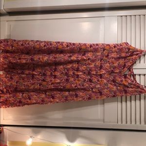 UO kimchi blue floral midi dress